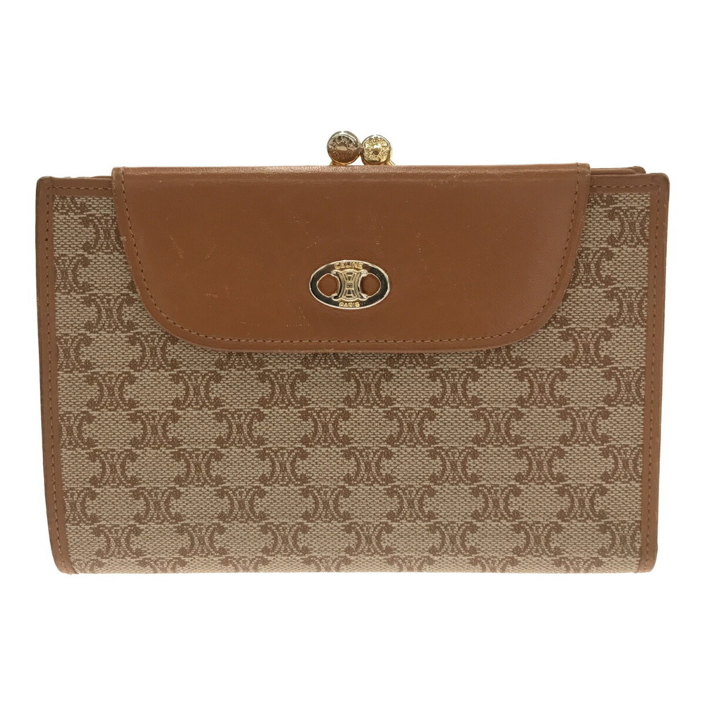 CELINE Celine Macadam Pattern Clasp Wallet Women's Brand Clothing Accessory